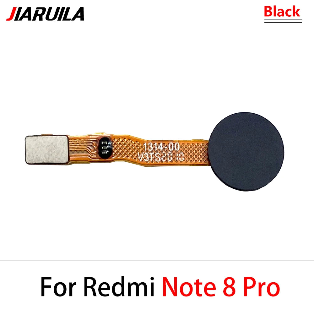 10Pcs, New For Xiaomi Redmi Note 8T 8 9s 9 Pro Home Button FingerPrint Touch ID Sensor Flex Cable Ribbon Replacement Parts  Xiaomi  Xiao mi phone repair parts