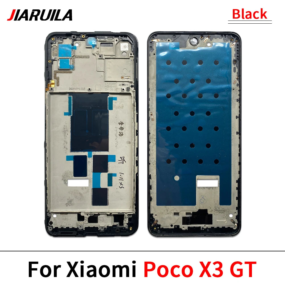 New Front Housing LCD Frame Screen Bezel Holder For Xiaomi Poco F3 F4 X3 GT M3 M4 M5s X5 X6 Pro 4G 5G Xiaomi  Xiao mi phone repair parts