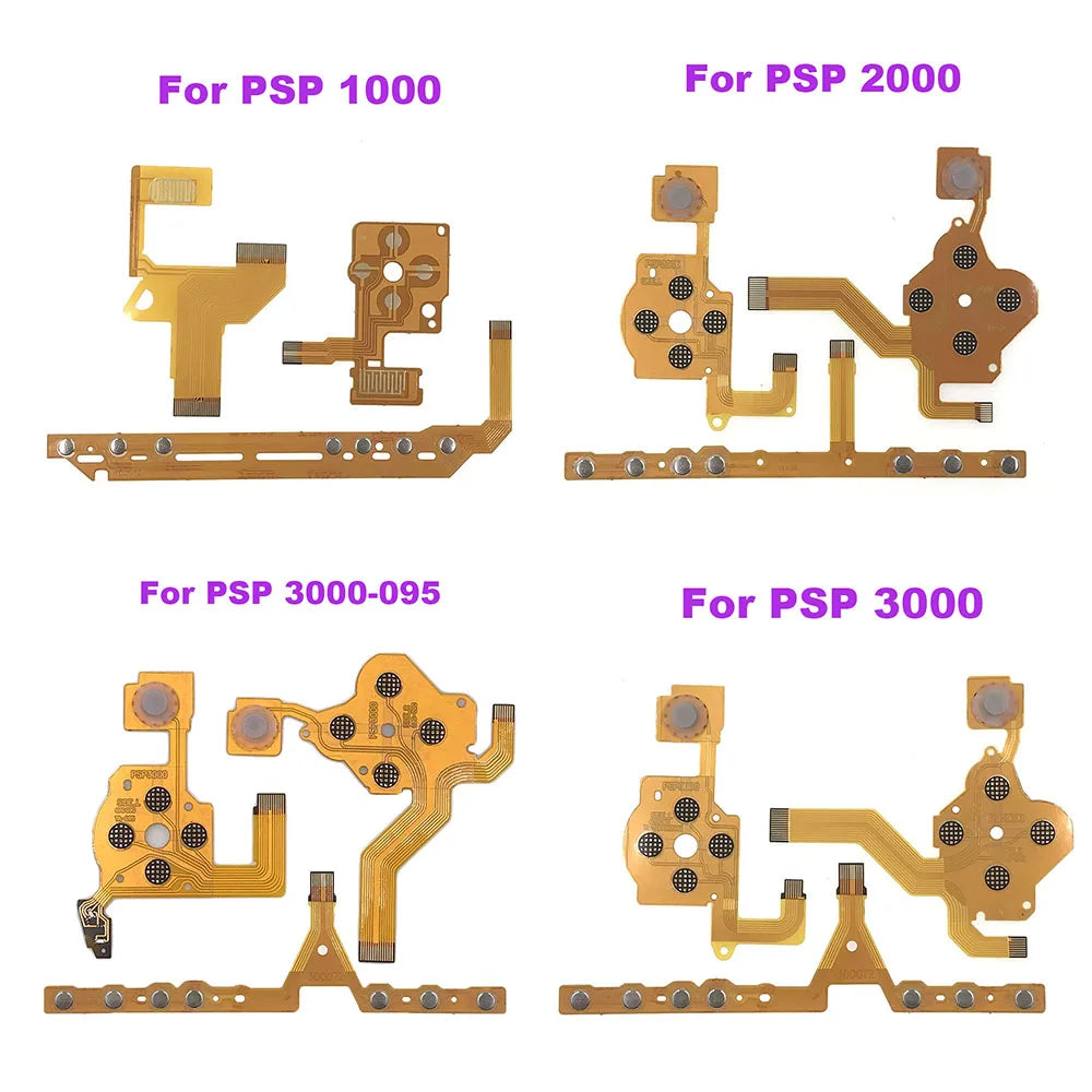 1-20pcs For Playstation PSP 2000 PSP 3000 095 Replacement Part Left Right Button Controller Ribbon Flex Cable Repair Parts Game console repair parts