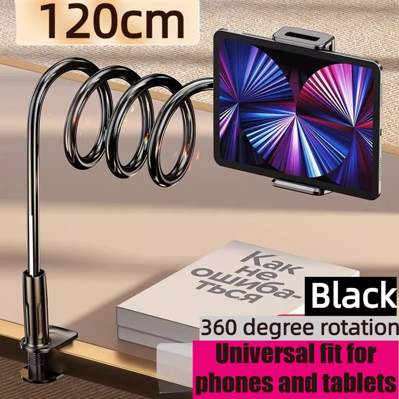 360 Clip Mobile Phone Tablet PC Holder Stand Portable Flexible Lazy Bed Desktop Bracket Desk Mount Stand Base Laptop Accessories
