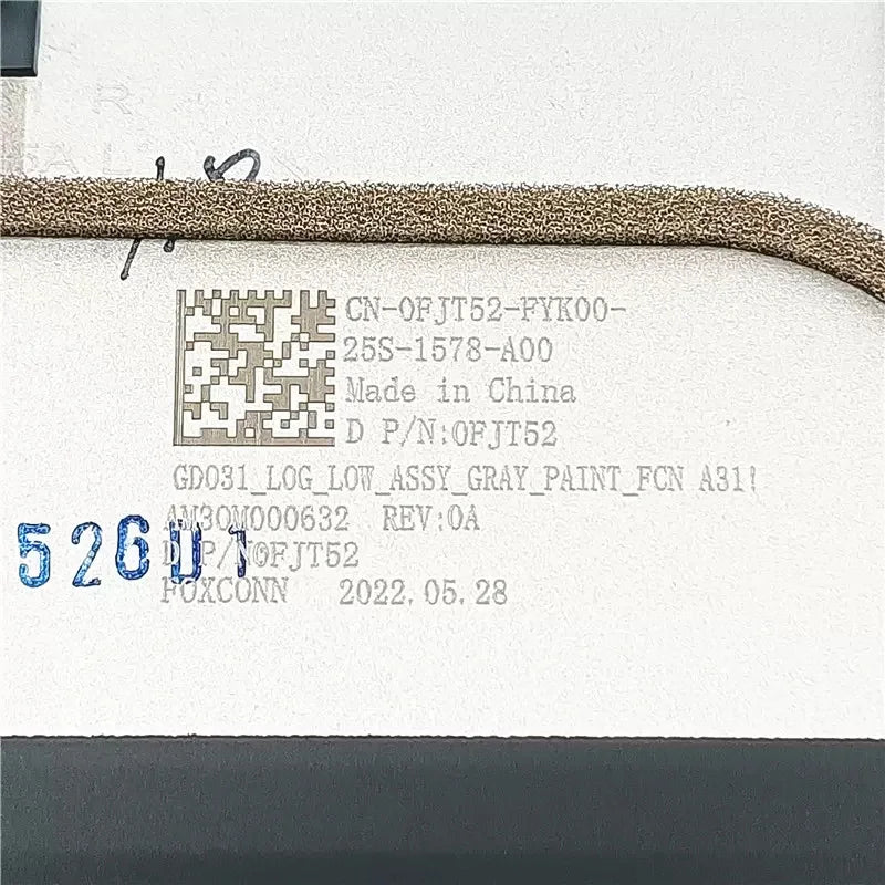 NEW ORIGINAL Laptop Replace Bottom Cover D Case for DELL XPS 13 Plus 9320 (2022) 04JVX5 4JVX5 0FJT52 FJT52 Dell laptop repair parts