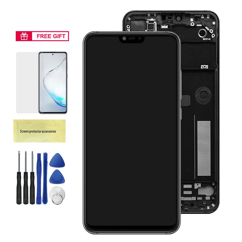6.26'' Mi 8 Lite Screen With Frame, for XIAOMI Mi 8 Lite Mi8 Lite M1808D2TG Lcd Display + Touch Screen Replacement with Frame Xiaomi phone repair parts