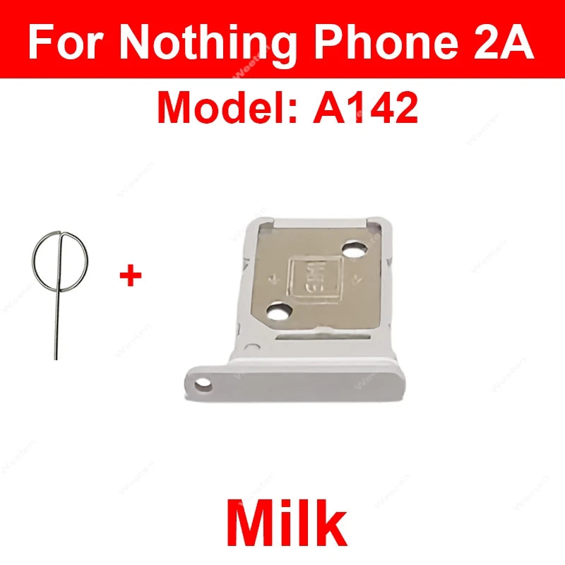 Sim Card Tray Socket Adapter For Nothing Phone 1 2 2A 3A CMF Phone 1 Sim Card Reader Slot Connector Holder Repair Parts  Other Brand phone repair parts