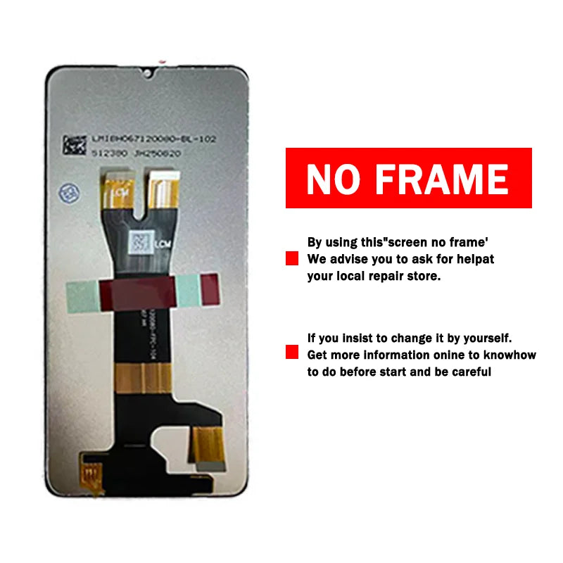 6.75"High Quality For ZTE Blade A36 /A56 LCD Z2472 Z2473 Display Touch Screen Assembly Replacement ZTE phone repair parts