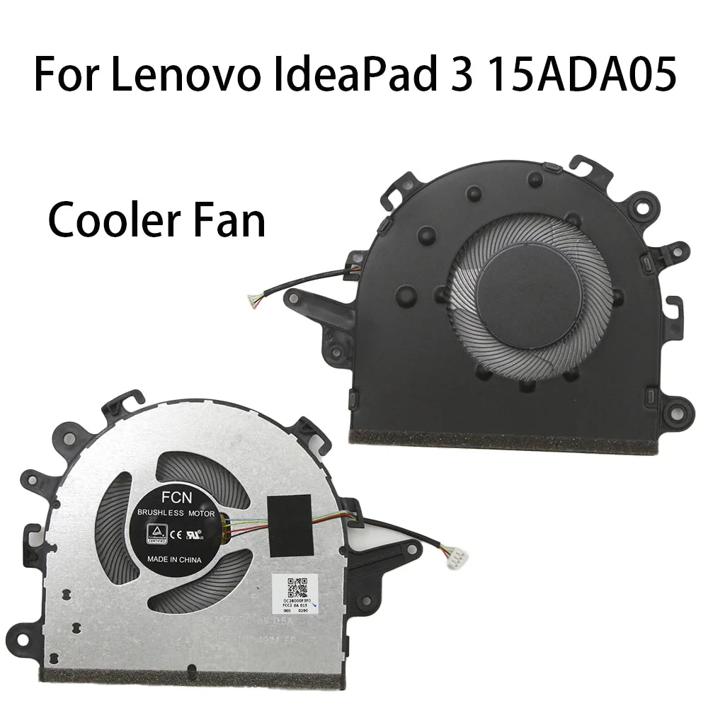 Original Laptop CPU Cooling Fan For Lenovo Lenovo IdeaPad 3-15ADA05 3-15iil05 3-15IML05 3-15ARE05 FRU 5F10S13910 Lenovo laptop repair parts