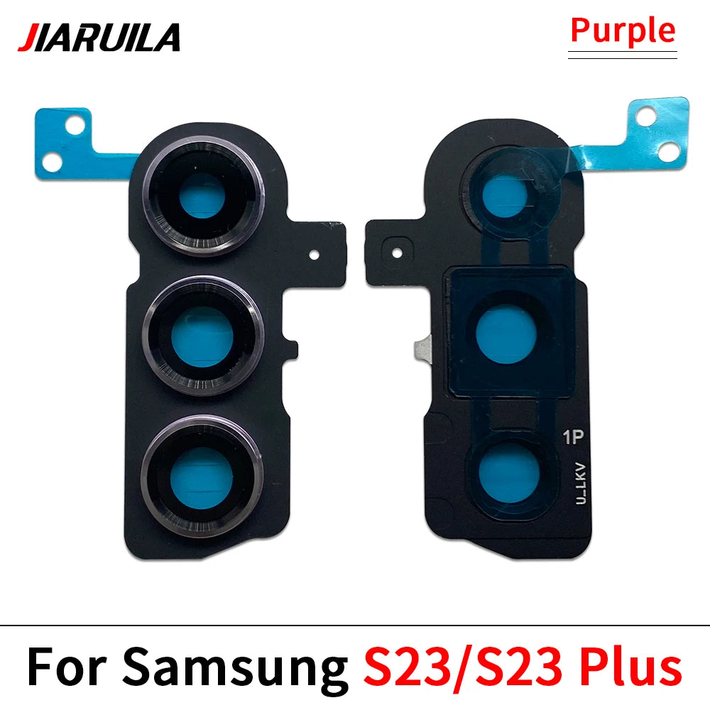 New Housing Back Rear Camera Glass Lens With Cover Frame Holder For Samsung S22 S23 Plus Ultra Samsung phone repair parts