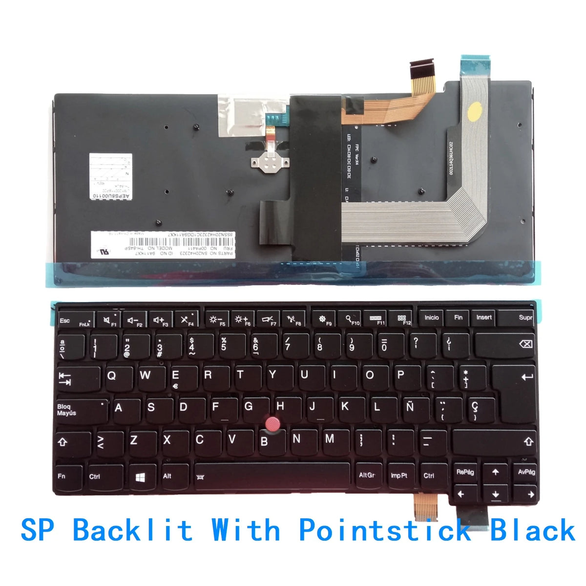 New US Spanish Brazil Language  Backlit Keyboard For Lenovo Thinkpad T460P Notebook PC Replacement Keyboard Lenovo laptop repair parts