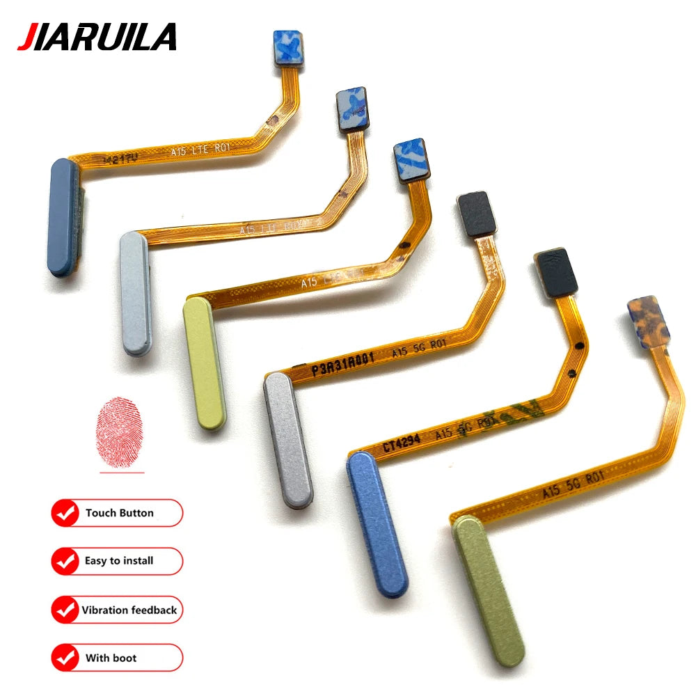 New For Samsung A05s A15 A25 4G 5G Home Button FingerPrint Touch ID Sensor Flex Cable Replacement Parts Samsung phone repair parts