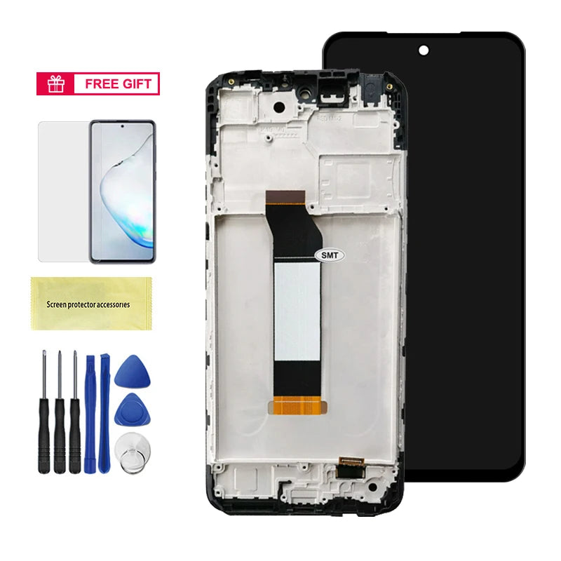 6.5'' Display for Xiaomi Redmi Note 10 5G M2103K19G Lcd Display Touch Screen with Frame for Redmi Note 10 5G Replacement Screen Xiaomi phone repair parts