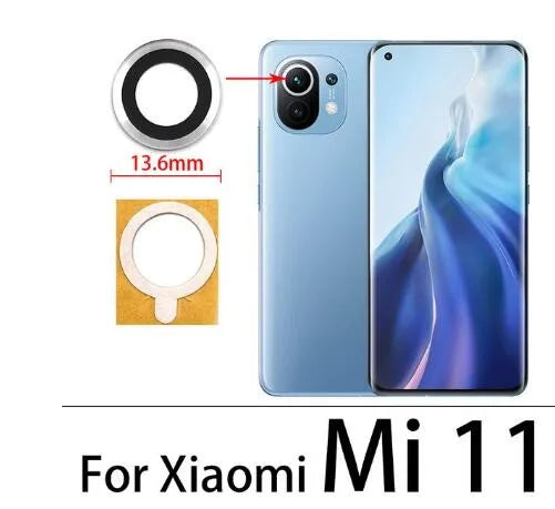 Rear Back Camera Glass Lens For Xiaomi Mi 10 10T 11 11T 12 12T 13 14 14T 15 15T Pro Lite Pro 5G Camera Lens With Adhesive Xiaomi  Xiao mi phone repair parts
