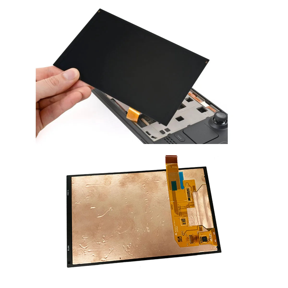 Original Matte Anti-glare HD Screen Replacement for Steam Deck OLED Screen LCD Display Touch Digitizer Full Assembly Game console repair parts
