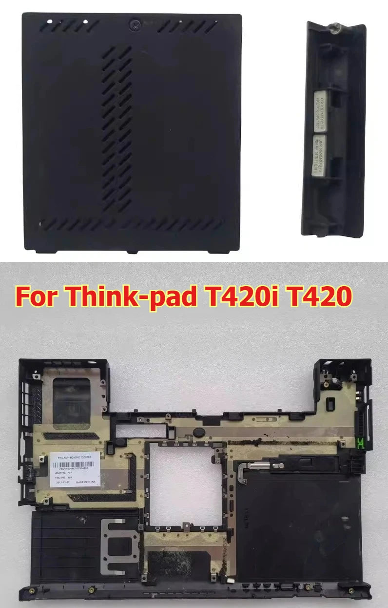 Cover case for Thinkpad T420i T420 memory cover plate  hard disk  plate bottom shell COVER 04W1637 Lenovo laptop repair parts
