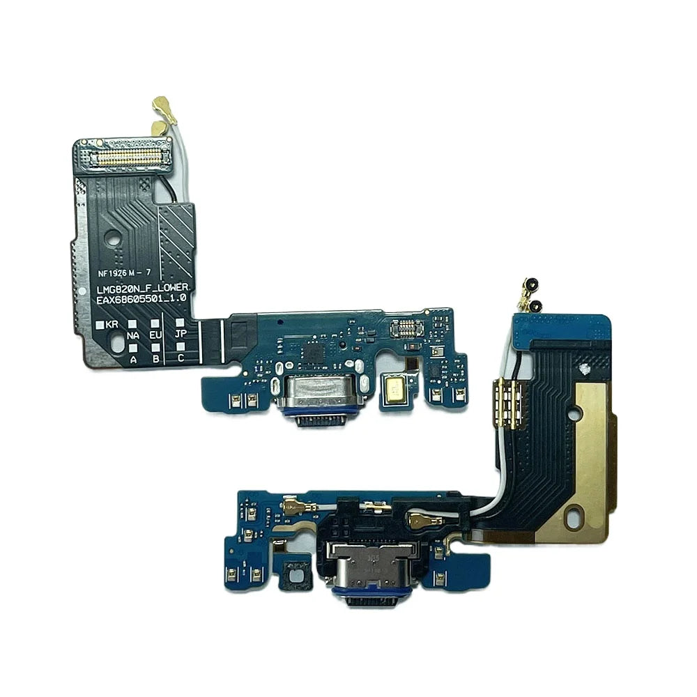 USB Charge Port Jack Dock Connector Charging Board For LG G8 ThinQ (US Version) / LMG820UM / LMG820N Charging Flex Cable LG phone repair parts