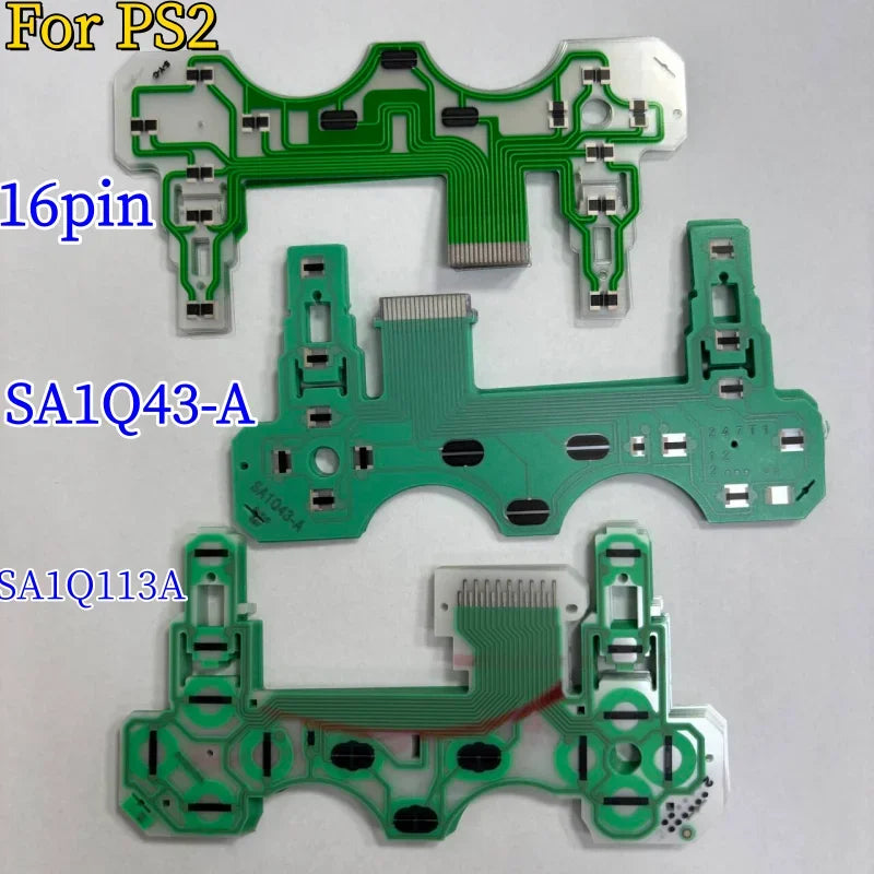 10PCS SA1Q113A SA1Q43A 16PIN Conductive Film for PS2 Controller Ribbon Board Joystick Flex Cable Conductive Film Replacement Game console repair parts