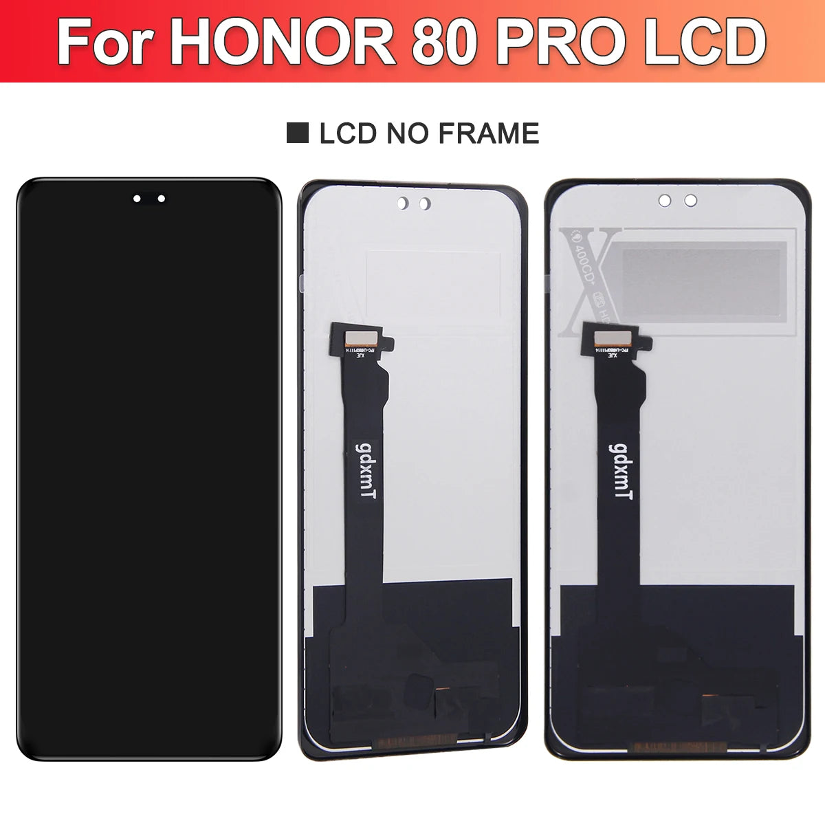 100% Tested TFT For Honor 80 Pro LCD ANP-AN00 Touch Screen Display Digitizer Assembly Repair Parts For Honor 80Pro LCD Honor phone repair parts