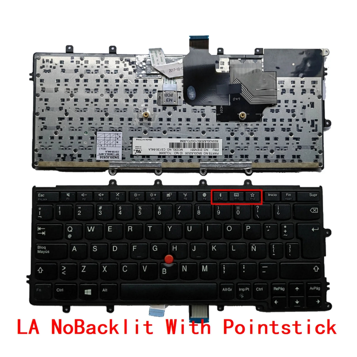 New US Russian Spanish Latin Arab Brazil Portuguese Laptop Backlit Keyboard For Lenovo Thinkpad X270 Notebook PC Replacement Lenovo laptop repair parts