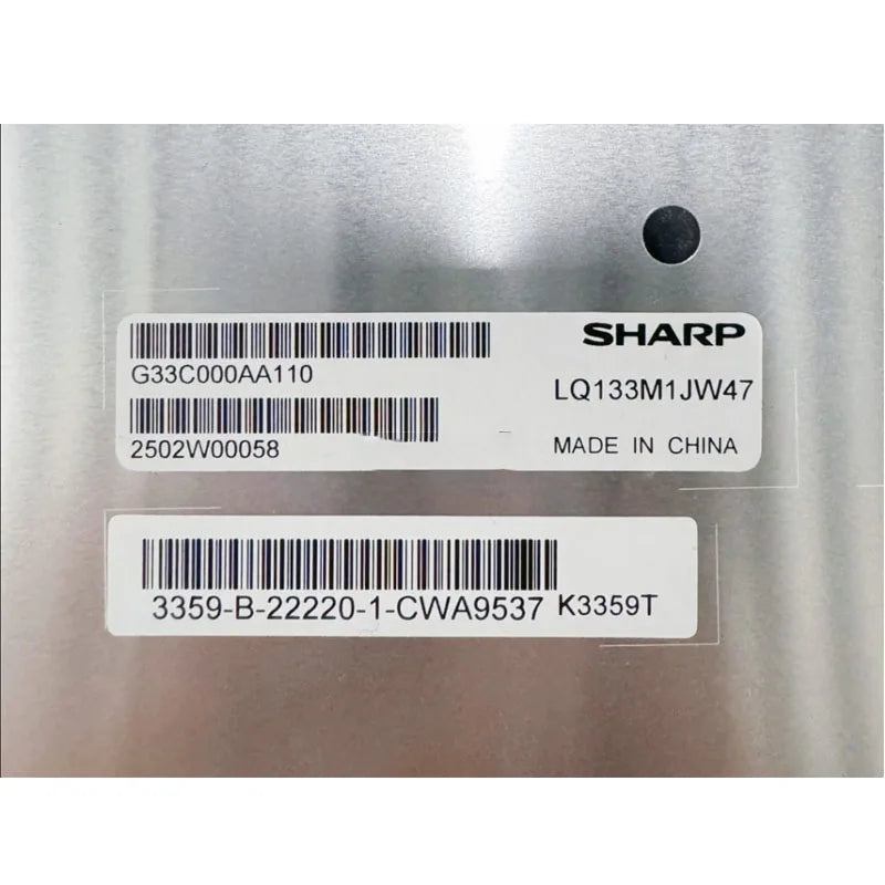 13.3" Slim Laptop Screen 30 Pin LQ133M1JW47 FHD 1920x1080 IPS Display Matrix Panel No-Touch 60HZ for Laptop Repair