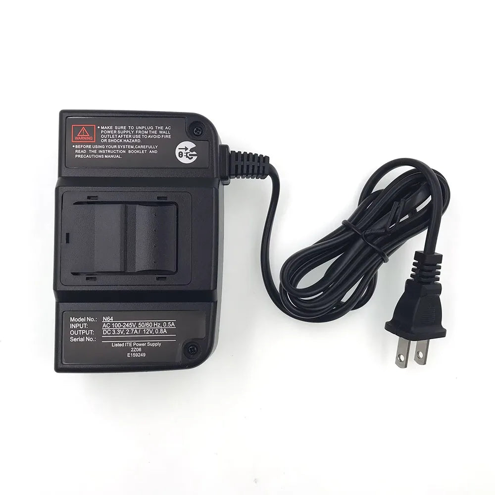 For Nintendo N64 AC Adapter Charger N64 US Plug Power Adapter Power Supply Cord Charging Charger Power Supply Game console repair parts