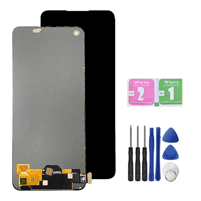 Super AMOLED For OnePlus Nord CE 2 5G LCD Display Touch Screen Digitizer Panel Assembly  For 1+Nord CE 2 5G  IV2201 Display  OnePlus phone repair parts