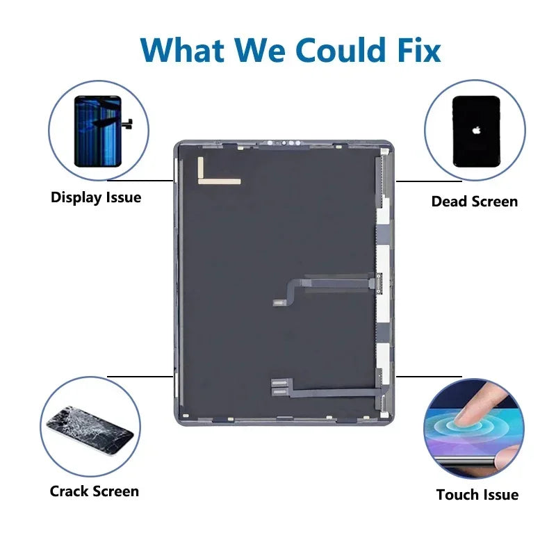 OEM LCD For Apple iPad Pro 12.9 2nd A1670 A1821 3rd A1983 4th A2232 A2069 5th A2462 6th A2437 Display Touch Screen Assembly  iPad repair parts