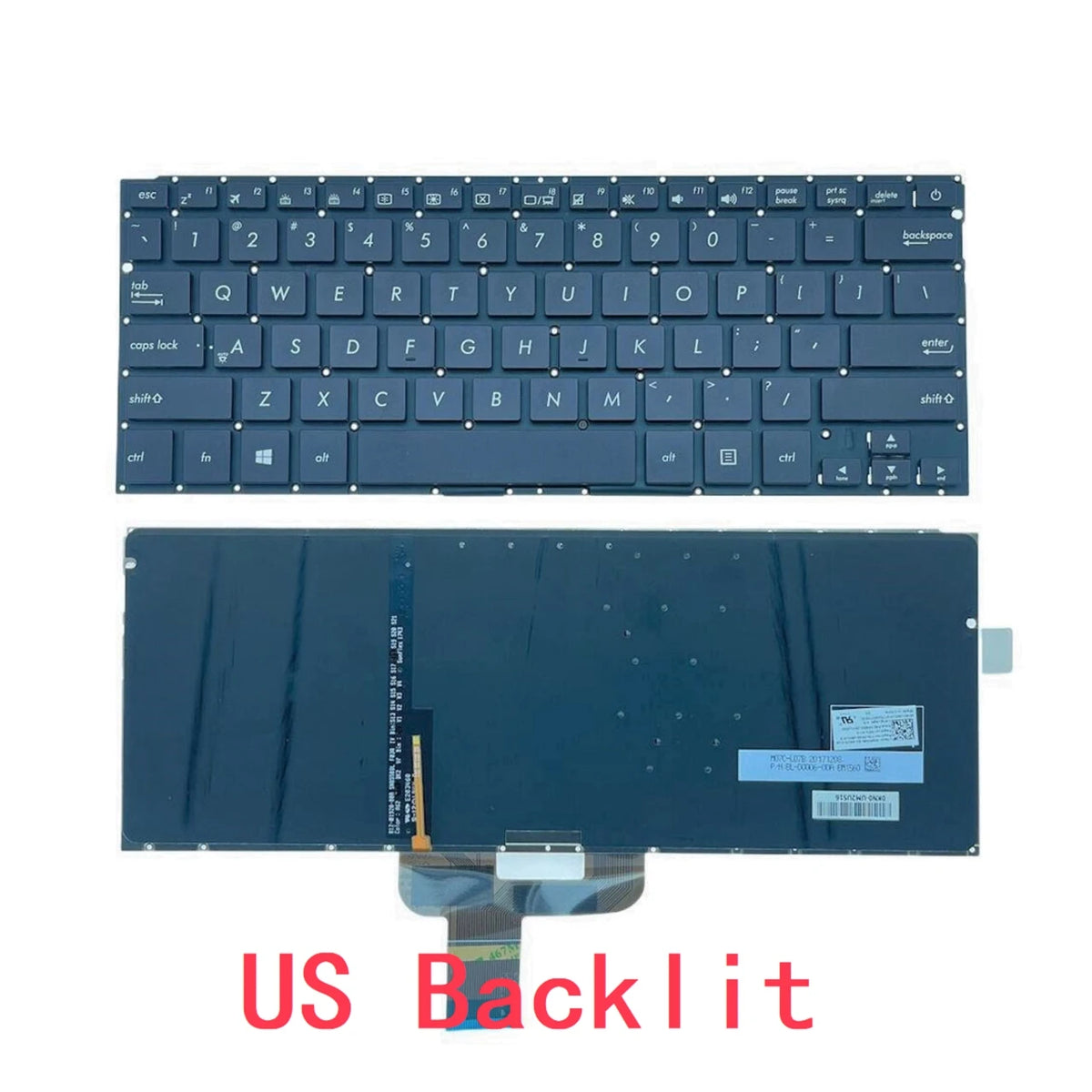 New US Laptop Backlit Keyboard For ASUS ZenBook RX410U RX410UK RX410UQ UX310U UX310UK UX310UQ UX410 RX310 U310U ASUS laptop repair parts