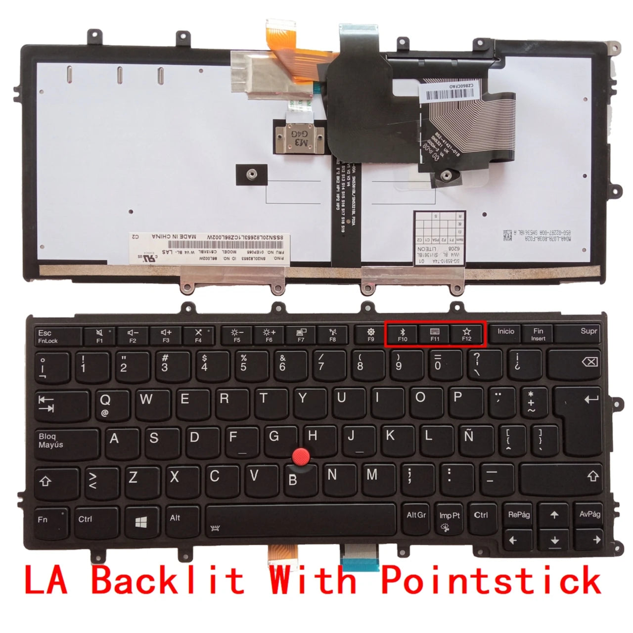 New US Russian Spanish Latin Arab Brazil Portuguese Laptop Backlit Keyboard For Lenovo Thinkpad X270 Notebook PC Replacement Lenovo laptop repair parts