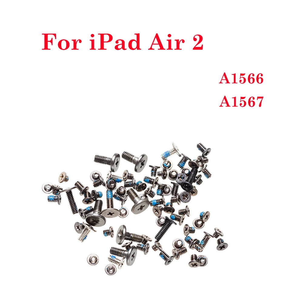 Charging Port Flex Screws For iPad 6 Air 2 A1566 A1567 USB Charger Port Dock Connector Plug Socket Jack Ribbon Replacement Parts iPad tablet repair parts