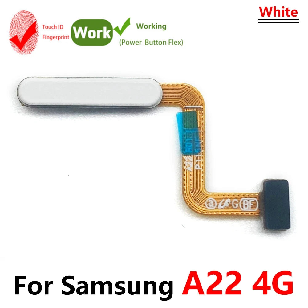 New Fingerprint For Samsung A22 A32 4G 5G ID Home Button Fingerprint Menu Return Key Recognition Sensor Flex Cable Samsung phone repair parts