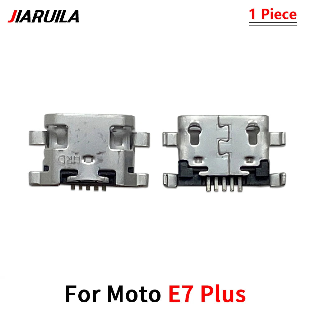 2Pcs, Charger USB Charging Port Dock Connector Socket For Moto Edge 20 30 40 50 Neo E6 E6s E7 E13 E14 E20 E30 E32 E22 Plus Play Motorola phone repair parts