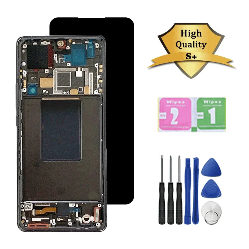 2201122C, 2201122G Premium Lcd for Xiaomi 12 Pro Display Touch Screen Digitizer Panel Assembly For MI 12 Pro Lcd With Frame Xiaomi phone repair parts