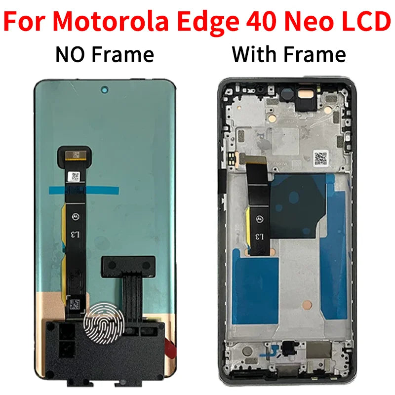 Edge50 Neo XT2409-1 Display For Motorola Edge30 Neo XT2245-1 LCD Display Touch Screen Touch For Moto Edge40 Neo XT2307-1 Motorola phone repair parts