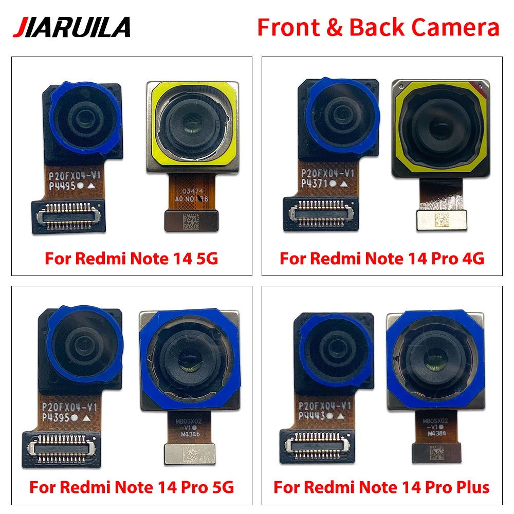 Back Rear Camera Big Main Camera Front Camera Flex Cable For Xiaomi Redmi Note 14 Pro 4G 5G  Xiaomi  Xiao mi phone repair parts