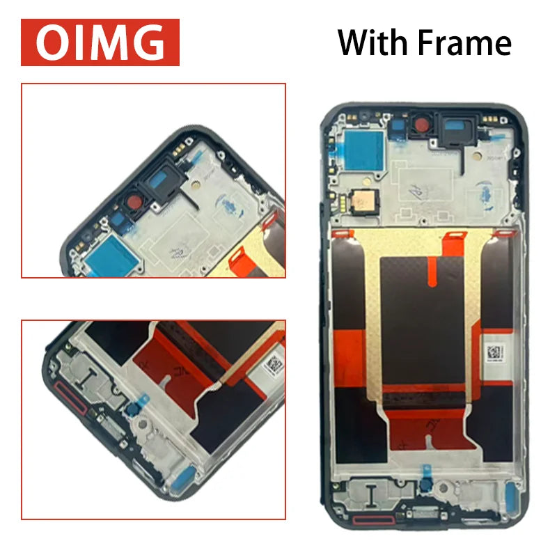 6.78'' AMOLED For Realme 16 Pro Lcd RMX5120 Display Screen Touch Digitizer For Realme16 Pro RMX5121 Display With Frame Oppo phone repair parts Realme phone repair parts