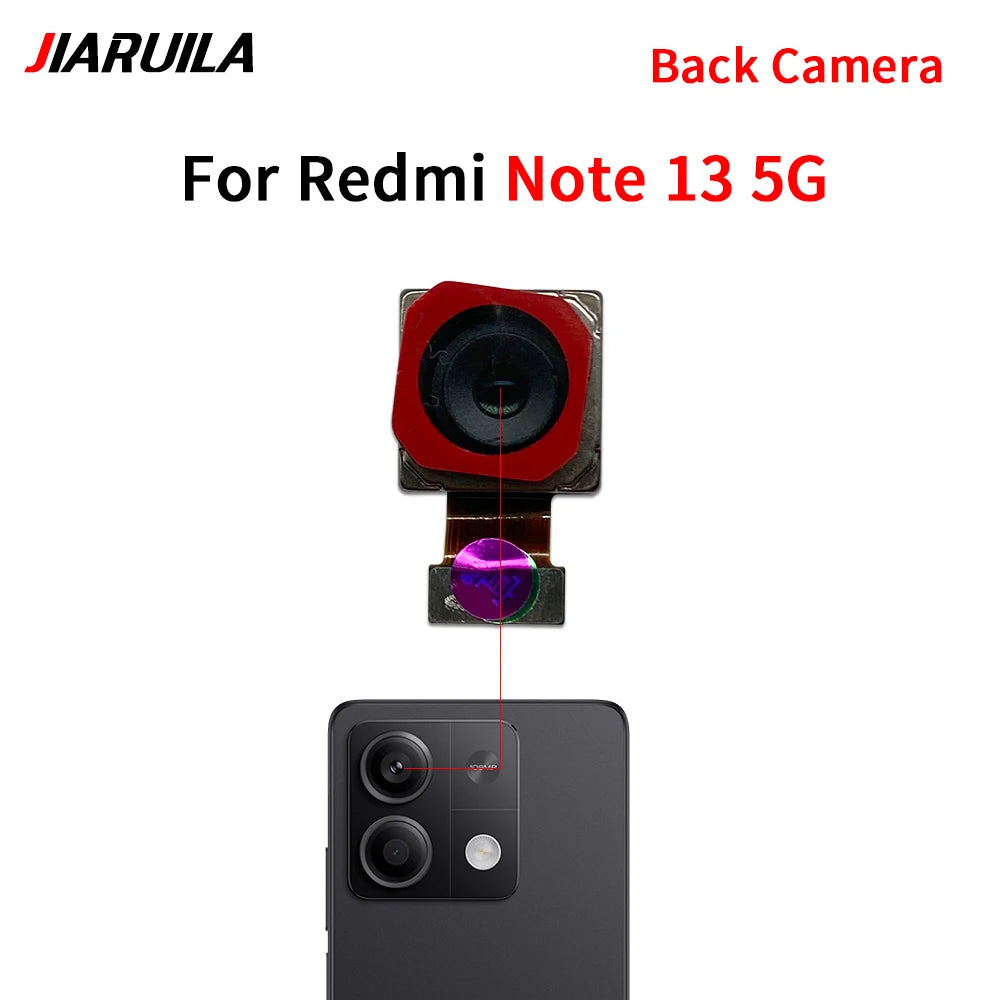 Front Camera Flex Back Rear Camera Module Flex Cable For Xiaomi Redmi Note 13 Pro Plus 4G 5G Xiaomi  Xiao mi phone repair parts