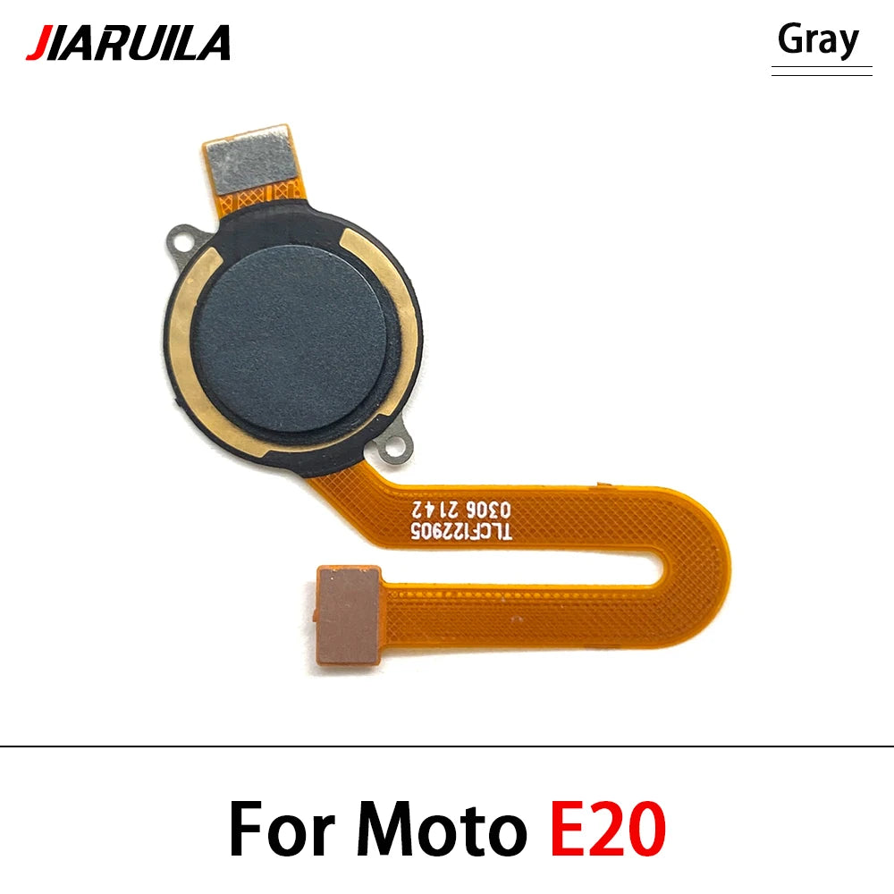 10Pcs/Lot, Home Button FingerPrint Touch ID Sensor Flex Cable For Motorola Moto E20 E32 E40 E6s E7 Plus Power Motorola phone repair parts