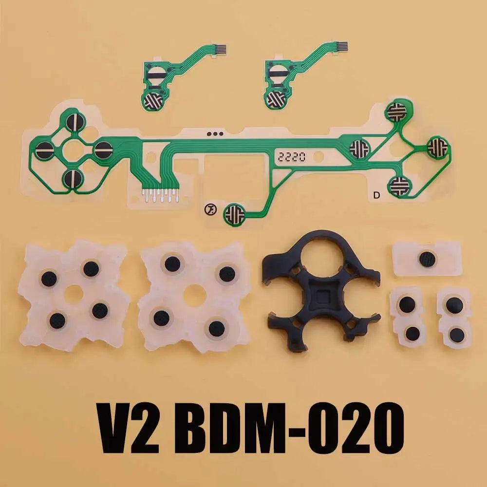 For PS5 BDM-010/020030/040/050 Controller Conductive Film Button Flex Cable Ribbon Circuit Board Conductive Rubber Pads Repair Game console repair parts