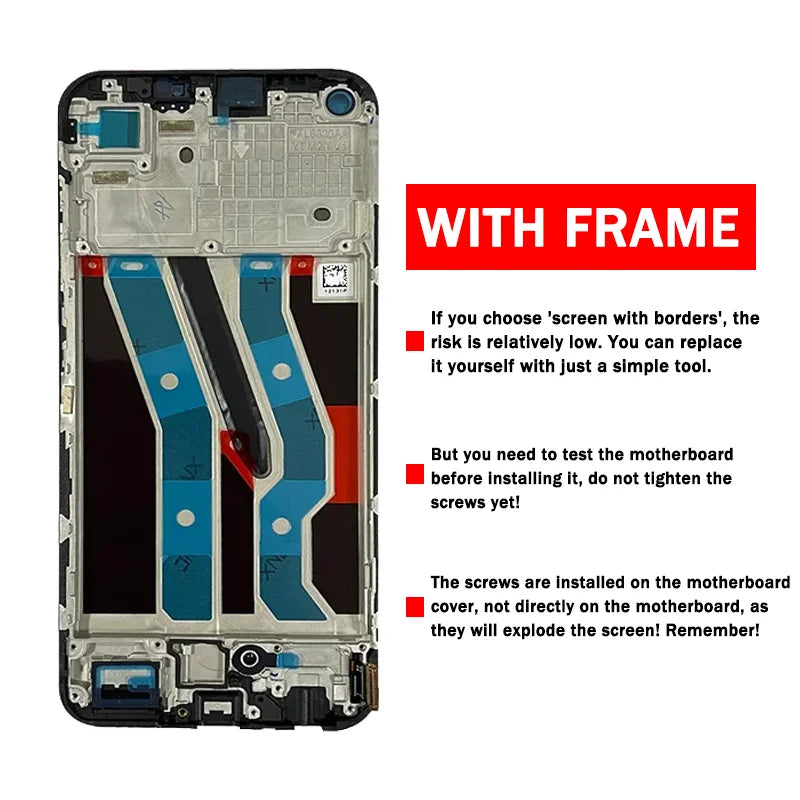6.4 ”Super AMOLED For Oppo Realme 10 4G LCD Display Screen Touch Panel Digitizer For Realme10 4G Display RMX3630 Screen  Oppo phone repair parts