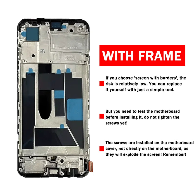 6.4"Super AMOLED For OPPO Realme 9 4G LCD Display Touch Screen Digiziter Assembly For Realme9 4G LCD RMX3521 Display  Oppo phone repair parts
