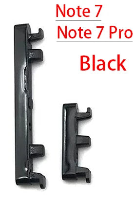 For Xiaomi Redmi Note 7 Pro SIde Volume Button + Power ON / OFF Buttton Key Set For Redmi Note 8 9 9S Pro Replacement Parts Xiaomi  Xiao mi phone repair parts