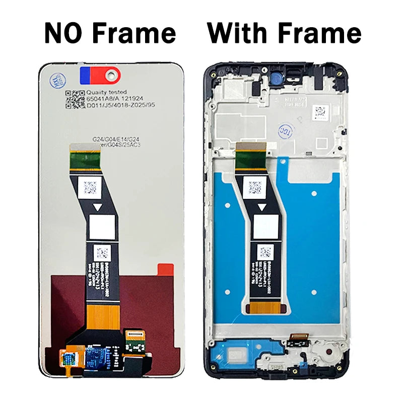 6.56" IPS For Motorola Moto E14 LCD Touch Screen Sensor Digiziter Assembly Replace For Motorola Moto E14 XT2421-14 LCD Frame Motorola phone repair parts