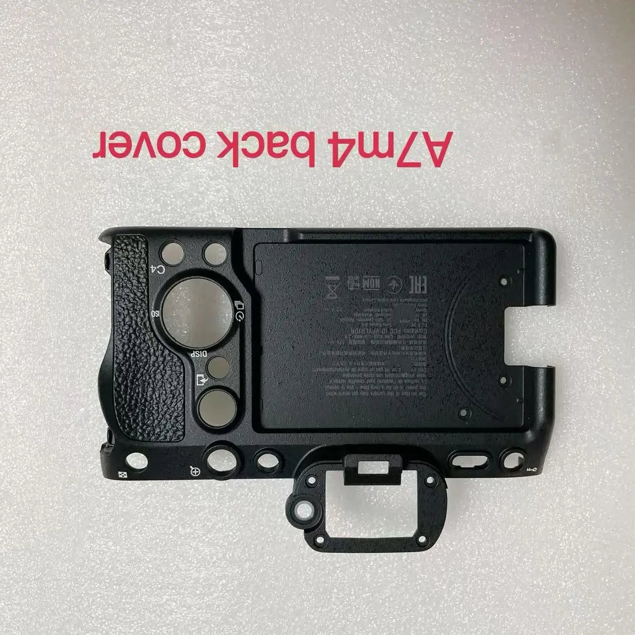 New Original Back Cover With Thumb Rubber for Sony ILCE-7M4 A7M4 Camera Rear Shell Repair Part  Digital Camera repair parts