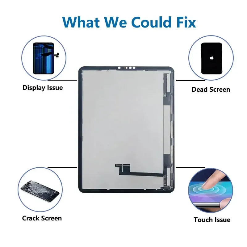 OEM LCD For Apple iPad Pro 11 1st 2nd 3rd 4th 2018 2020 2021 A2013 A2068 A2460 A2435 Touch Screen Display Assembly Replacement  iPad repair parts