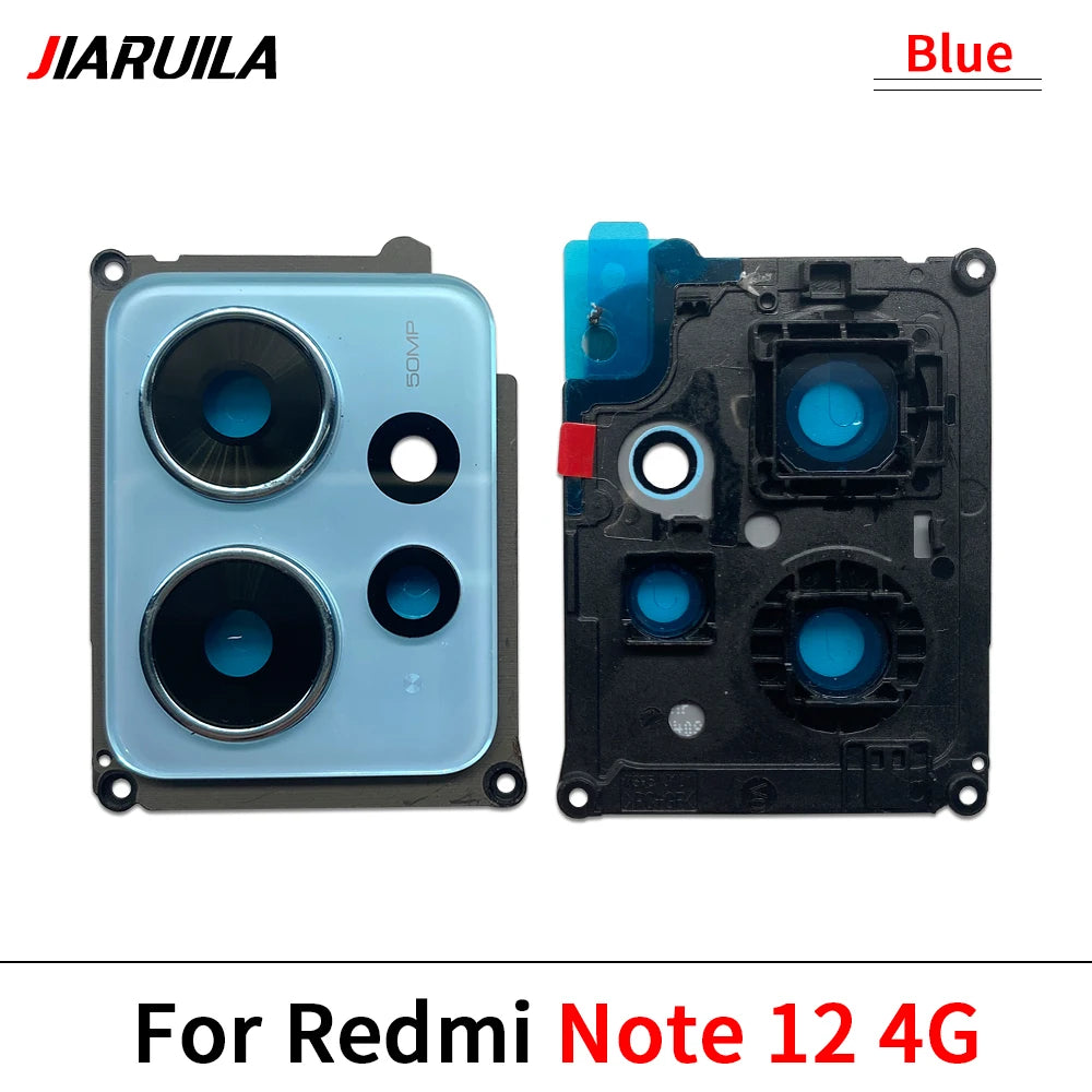 Back Rear Camera Glass Lens Circle Cover With Adhensive For Xiaomi Redmi 12 Note 12 13 Pro Plus 4G 5G Replacement Parts  Xiaomi  Xiao mi phone repair parts