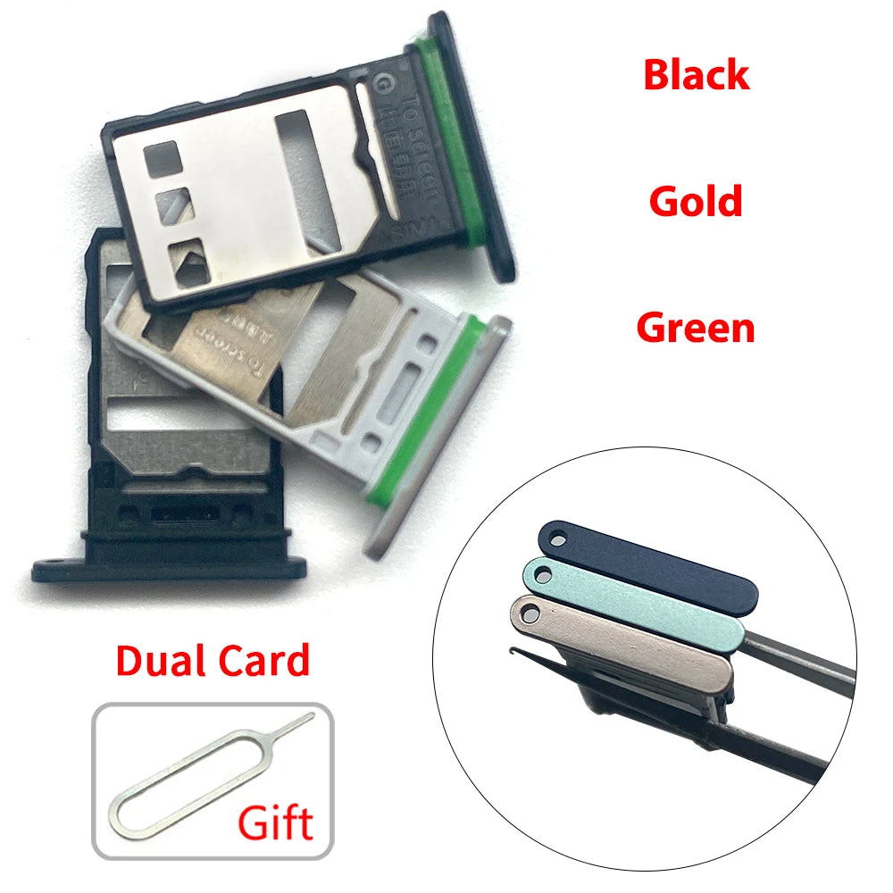 New For Huawei Honor 60 80 Pro Se SIM Card Tray Slot Holder Adapter Accessories Huawei phone repair parts