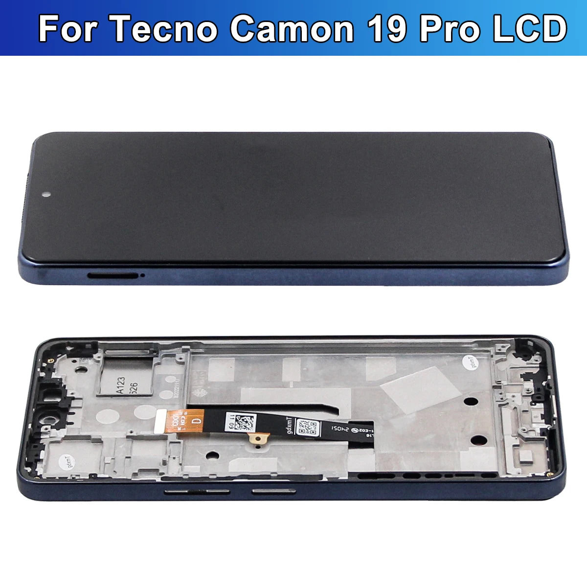 6.8" For Tecno Camon 19 Pro CI8 Screen LCD With Touch Panel Glass Digitizer Assembly CI8 CI8N Display Replacement Parts TECNO phone repair parts