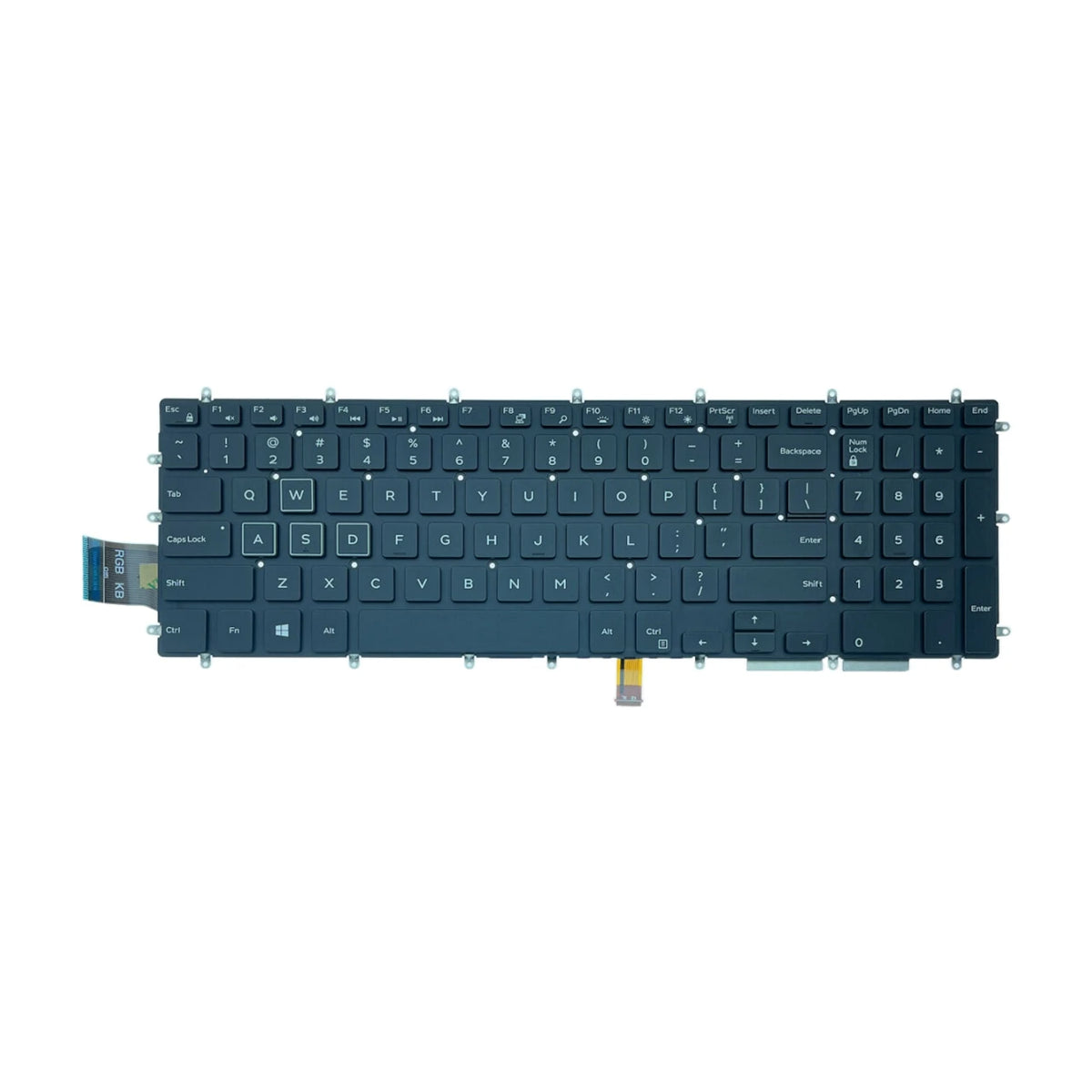 New US Laptop RGB Backlit Keyboard For Dell G3 3590 3579 3779 G5 5587 5590 G7 7588 7590 7790 Notebook PC ReplacementDell laptop repair parts