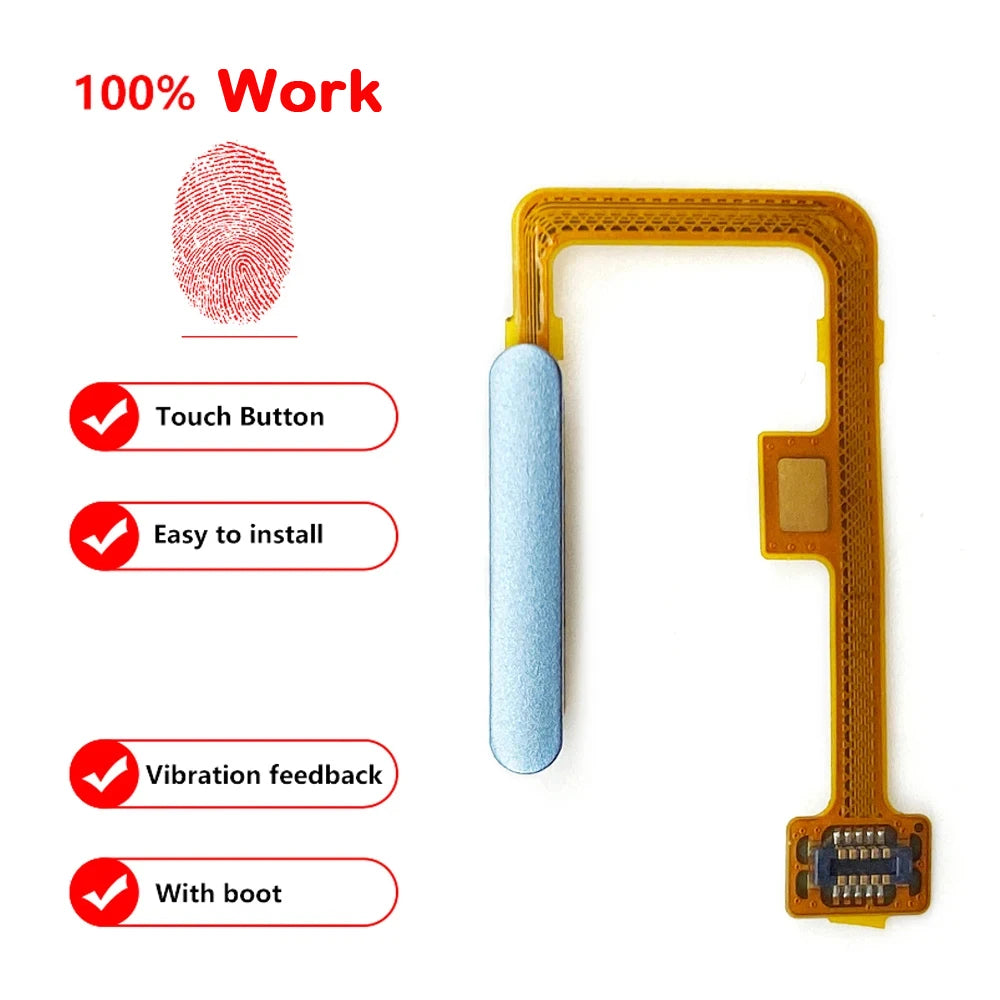 New For Xiaomi Mi 11 Mi11 Lite Fingerprint Sensor Home Return Key Menu Button Flex Ribbon Cable Black White Blue Green Xiaomi  Xiao mi phone repair parts