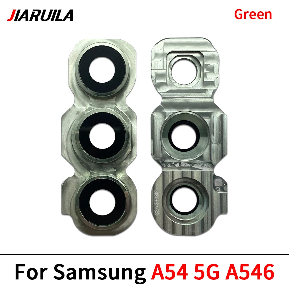 New Rear Camera Glass Lens Cover With Frame Holder For Samsung A26 A56 A34 A54 S24 Fe 5G Replacement Parts Samsung phone repair parts