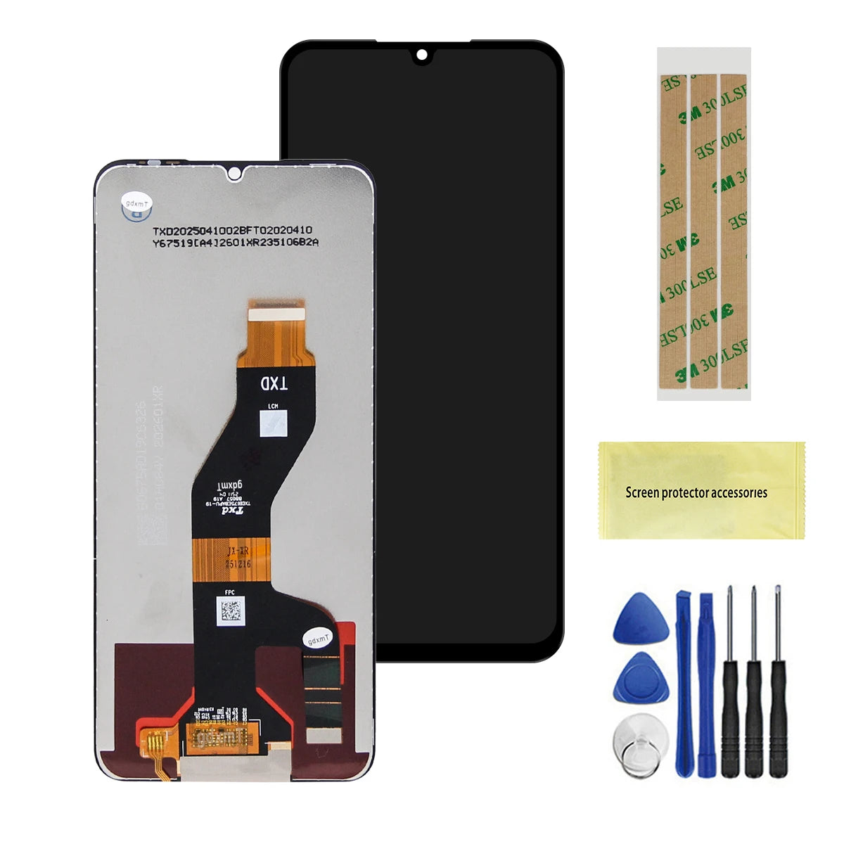 6.75" X6730 LCD For Infinix Hot 60i 5G LCD Display Touch Screen Digitizer For Infinix X6730 Display Assembly Replacement Parts Infinix phone repair parts