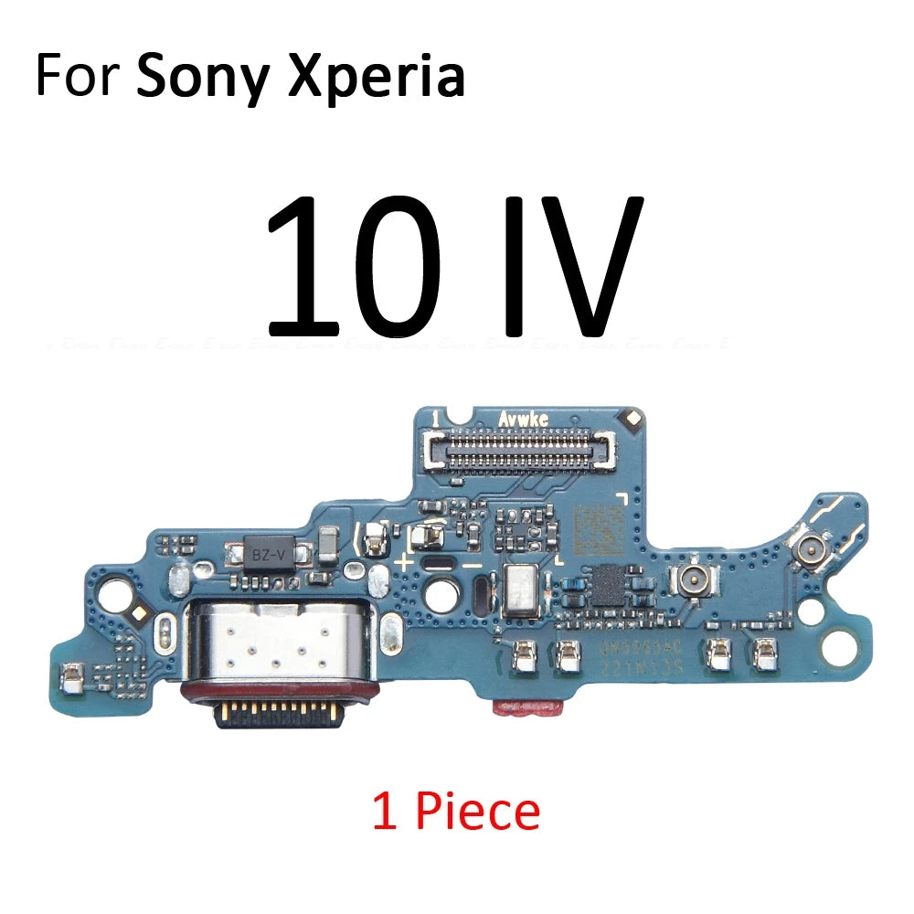 Fast Charger USB Dock Charging Dock Port Board With Mic Microphone Flex Cable For Sony Xperia Pro I 10 II III Lite Plus V VI IV Sony phone repair parts